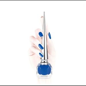 CHRISTIAN LOUBOUTIN Polish Baraboum Blue Nails